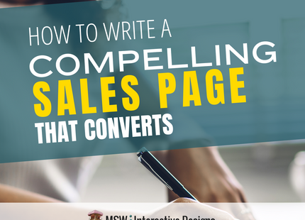 How to Write a Compelling Sales Page That Converts - EXPERT GUIDE & WORKBOOK