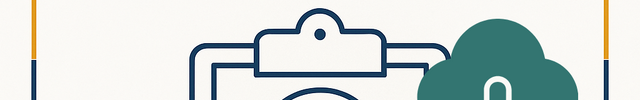 Promotional graphic for an ideal client persona workbook with a clipboard icon and download arrow.