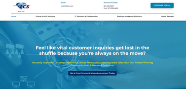 TCS Website Screenshot