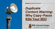 Duplicate Content Warning: Why Copy-Paste Kills Your SEO