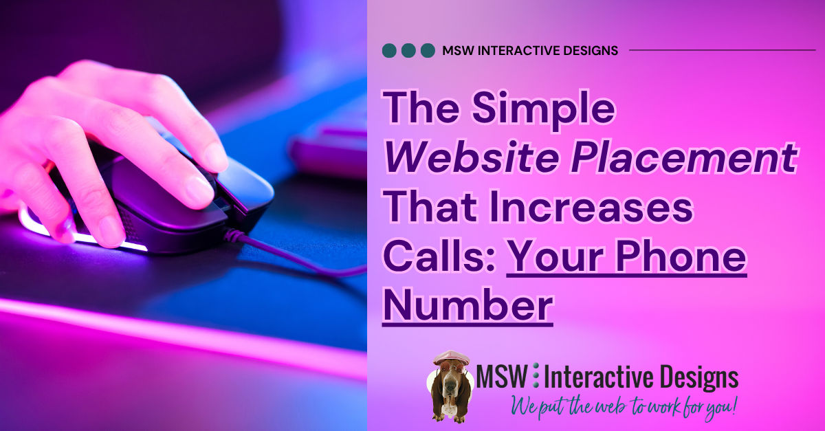 The Simple Website Placement That Increases Calls: Your Phone Number