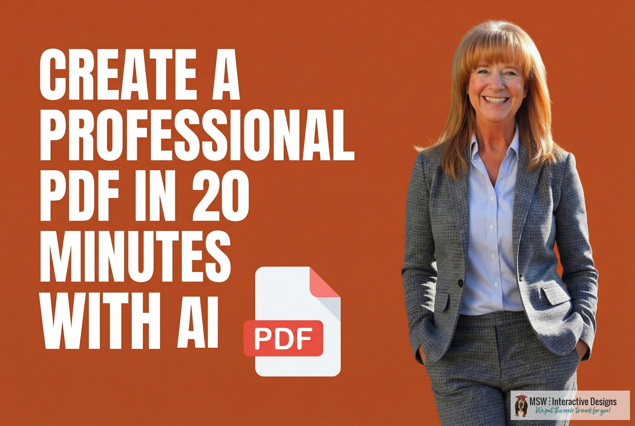 How to Create a Professional “What We Do” PDF in 20 Minutes Using AI