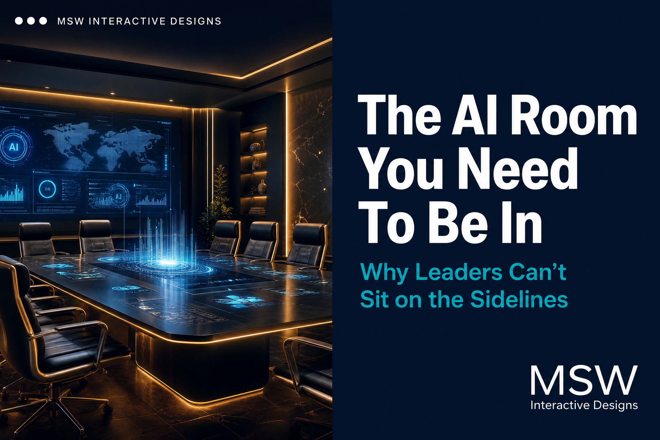The AI Room You Need To Be In: Why Leaders Can’t Afford to Sit on the Sidelines in 2026