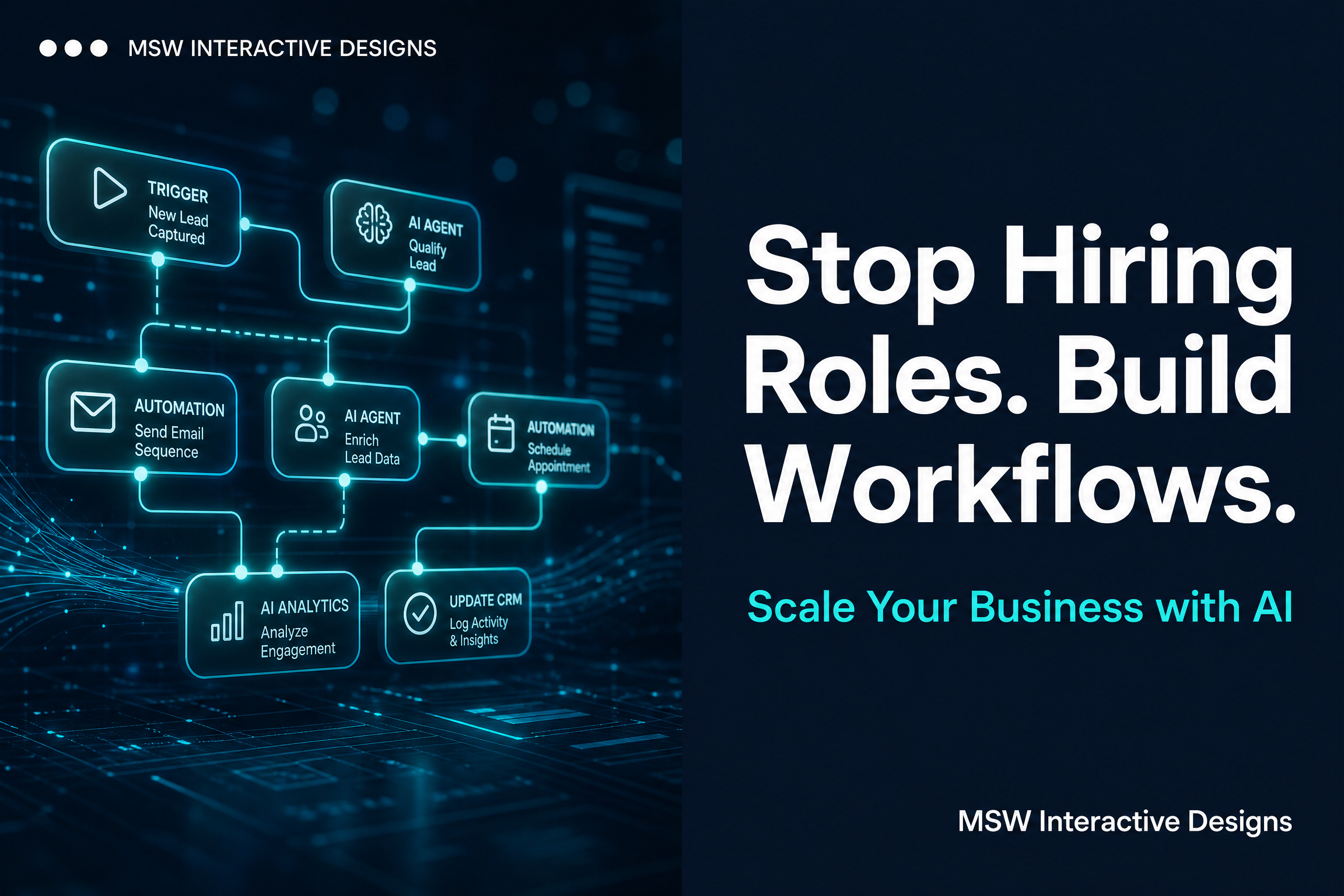 Stop Hiring Roles. Start Building Workflows: A New Framework to Scale Your Business with AI