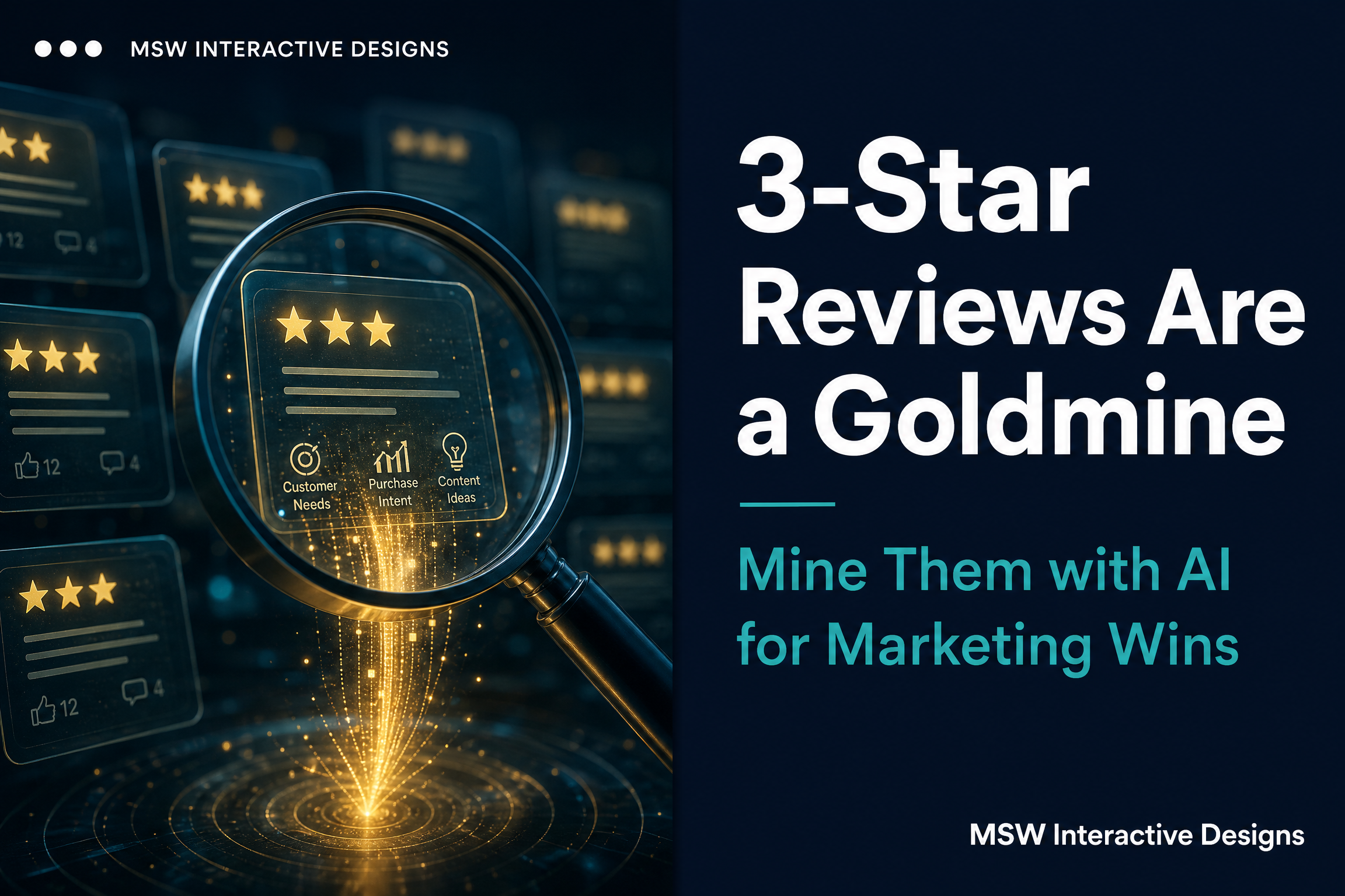 3-Star Reviews Are a Goldmine: How to Mine Them with AI for Winning Marketing Insights