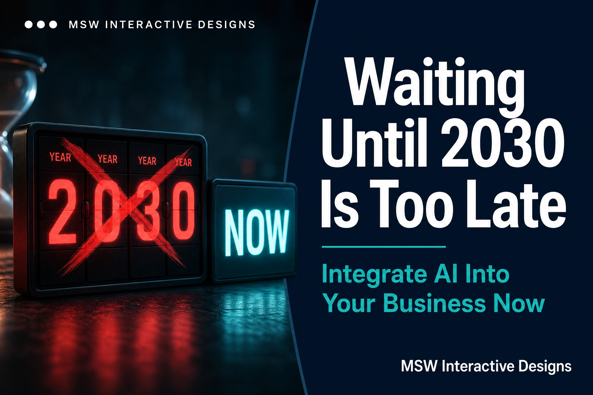 Why Integrating AI in 2030 Is Already Too Late: Prepare Your Business Now