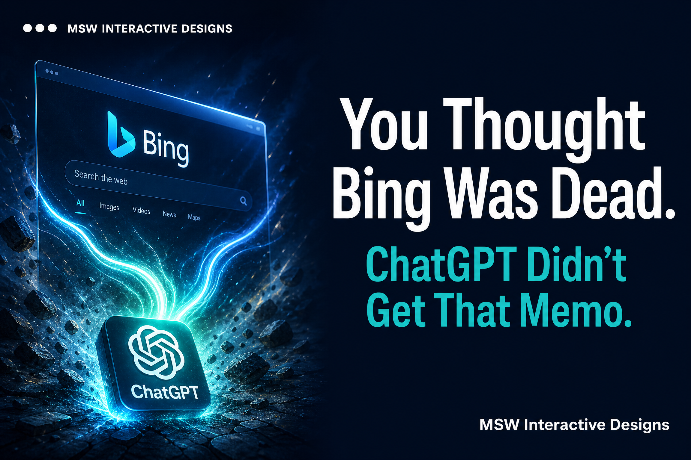 You Thought Bing Was Dead. ChatGPT Didn’t Get That Memo.