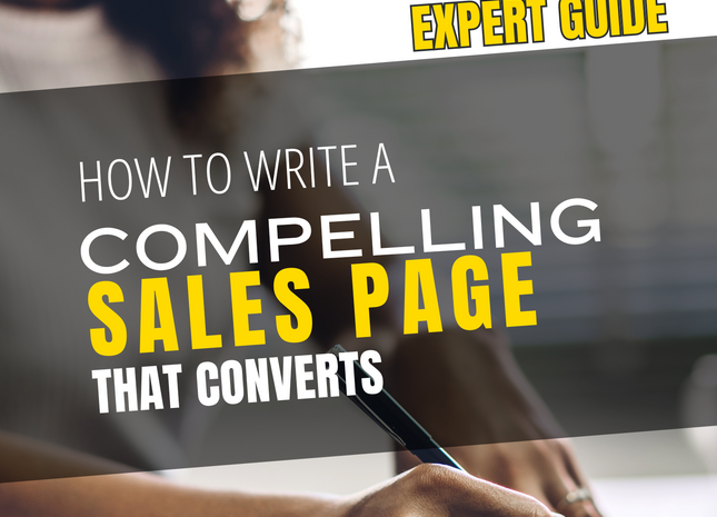 How to write compelling sales pages