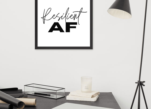 Resilient AF Framed Photo Paper Poster: A Testament to Unwavering Strength